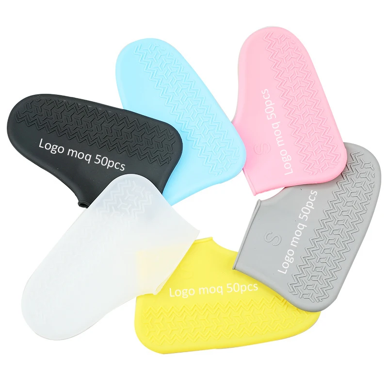 Оптовая продажа, водонепроницаемые ботинки с логотипом на заказ, высококачественные Многоразовые моющиеся Противоскользящие силиконовые водонепроницаемые защитные чехлы для обуви от дождя