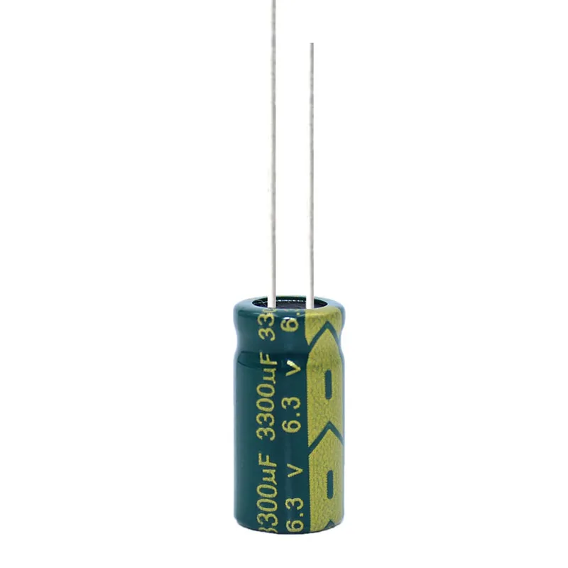 New High voltage variable  aluminum electrolytic  super motor capacitors 6.3v 3300uf 10x20mm