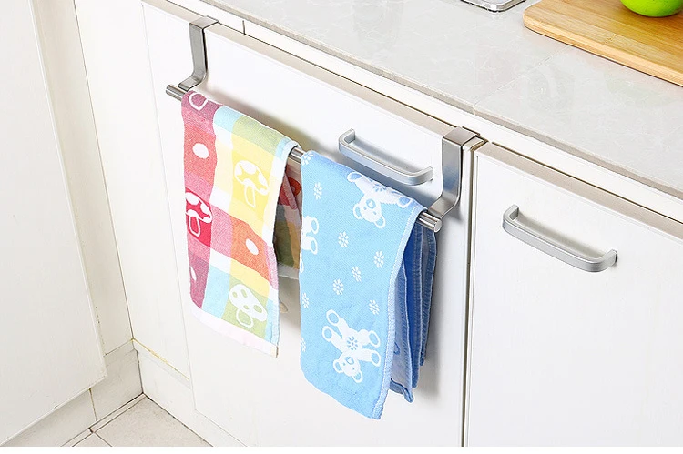 Hot Sale Kitchen Bathroom Door Frame Stainless Steel Wall-Mounted Towel Rack