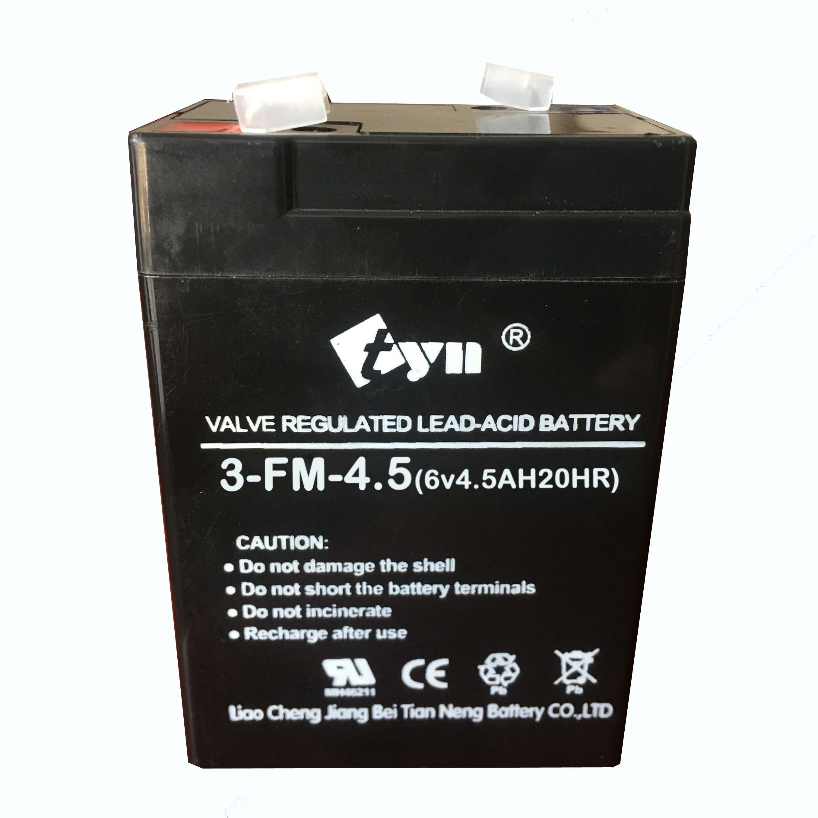 The hot sell  lead acid battery agm ups battery 6V4.5Ah  for lighting.