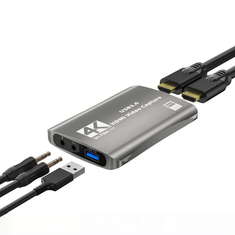 Карта видеозахвата HD 4K 60FPS USB 3 0 Loop-out MI с аудио микрофоном потоковая передача для PS4 5 переключателей игр видеозахват