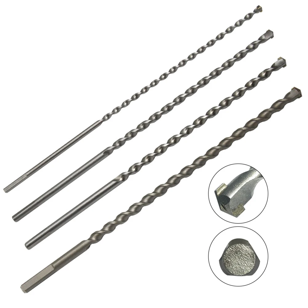 6PCS 3 4 5 6 7 8mm Masonry Round Shank Carbide Tipped Drill Bit Set for Concrete Brick Block