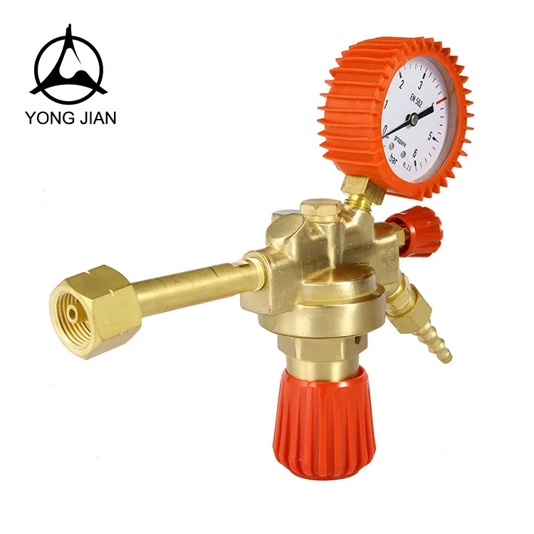 LPG gasre gulator lpg Propane pressure regulator with signal gauge
