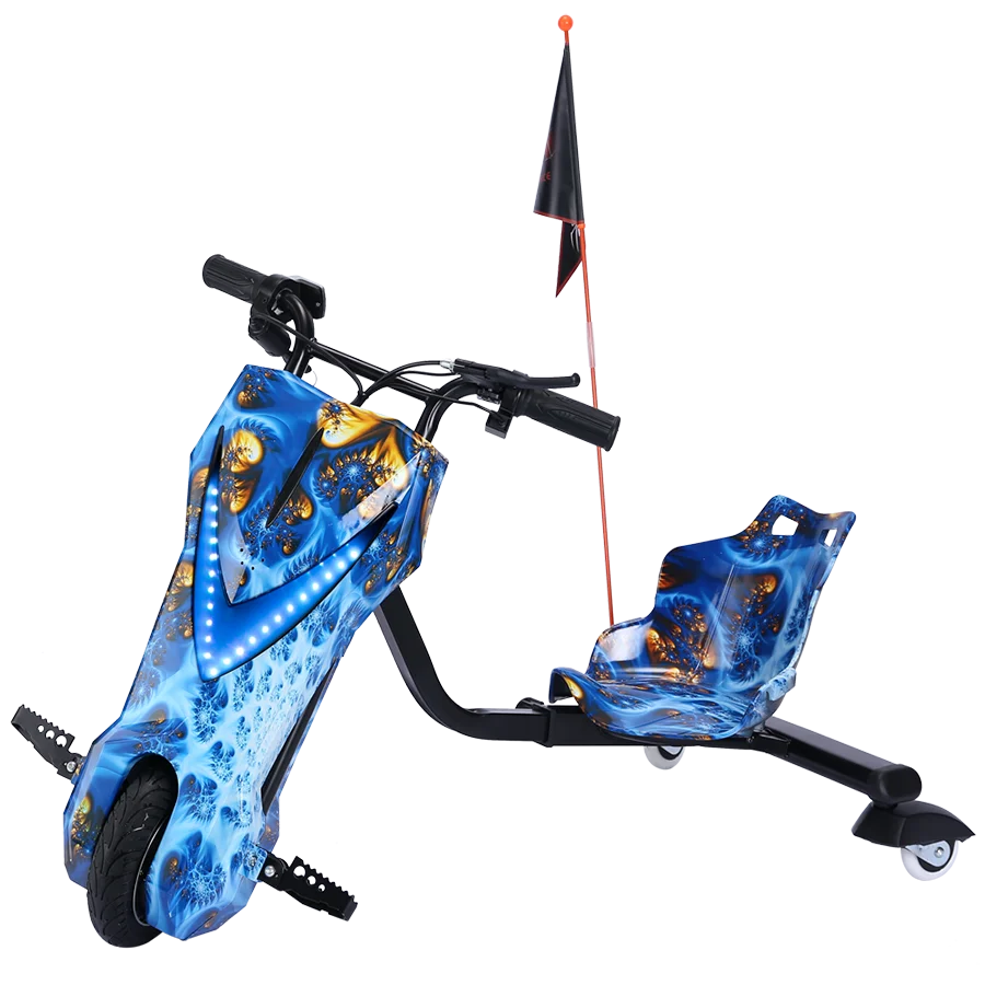 Горячая продажа Электрический rc Drift to Cart Сафти дрейф трицикл 3-колесный двухколесные электрические скутеры для детей игрушки Трайк