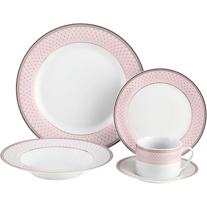 Фарфоровый набор в турецком стиле 20 шт. фарфор/красочные мексиканские керамические Столовые сервизы с вырезанной наклейкой