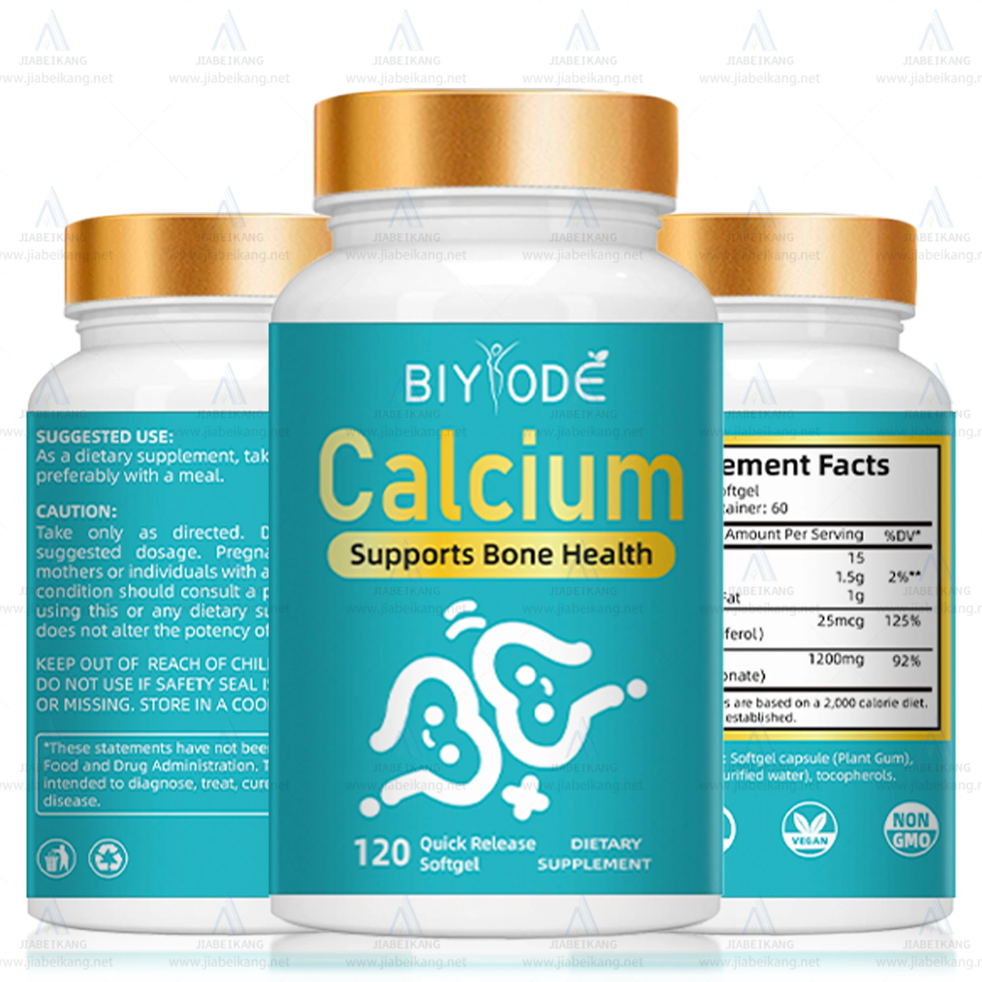 Calcium softgel factory OEM private label improve bone density healthcare vitaminsupplement power tablet capsule