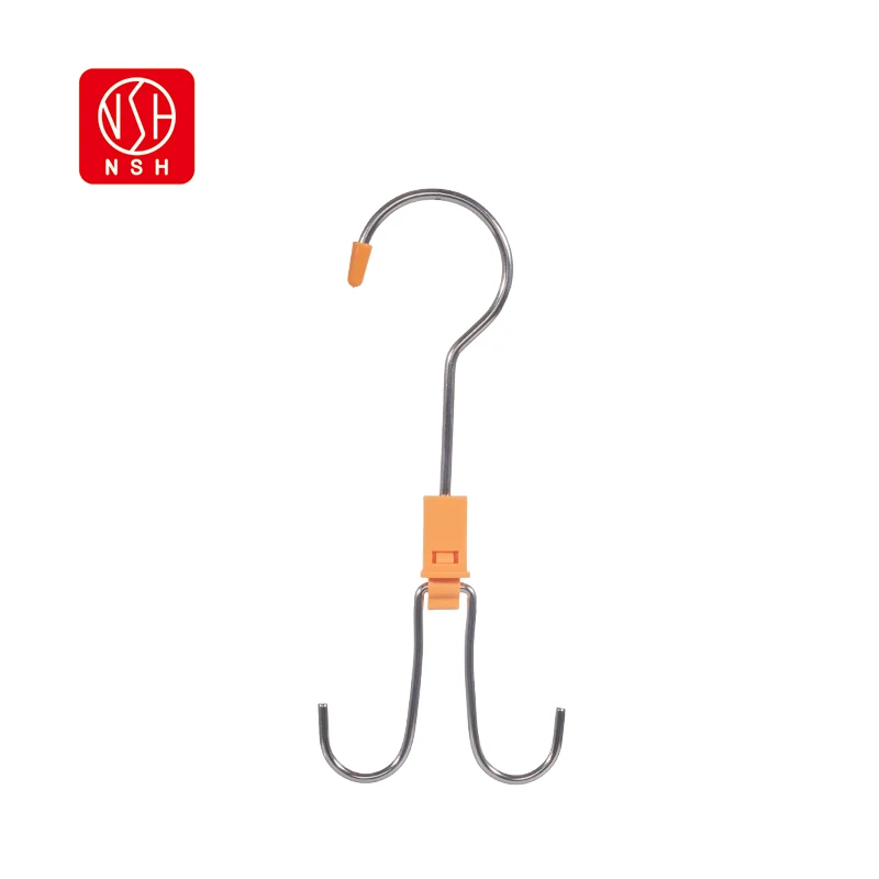 NSH6248 оптовая продажа крючки из нержавеющей стали с вращающимся крючком на 360 градусов повседневный бытовой крючок