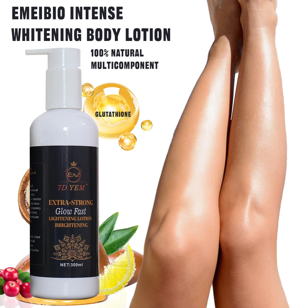 OEM Herbal Moisturizing Resorcin Essence Gentle Repair Skin Whitening Translucent Glutathione Body Lotion