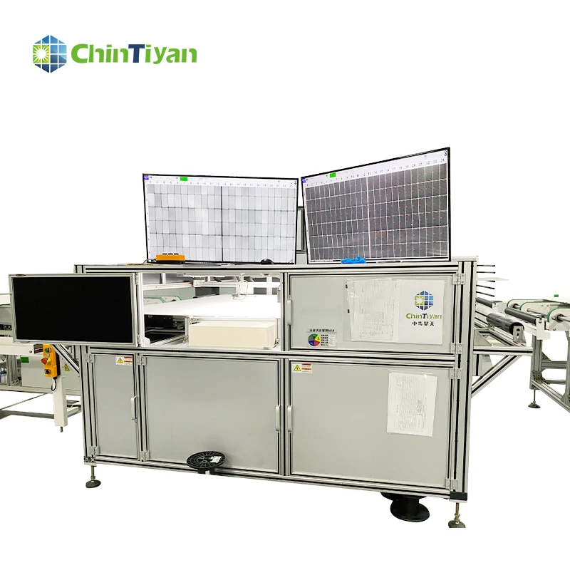 EL Detection and Appearance Tester Integrated Machine solar panel production line Solar panel assembly line Low Cost Solution