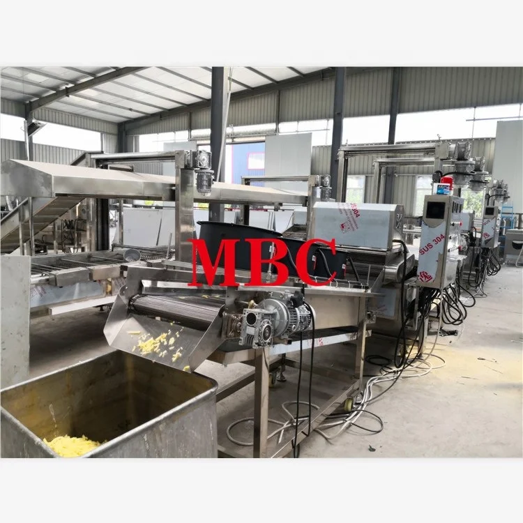 
200kg potato french fires processing production line / potato frozen french fries making machine 