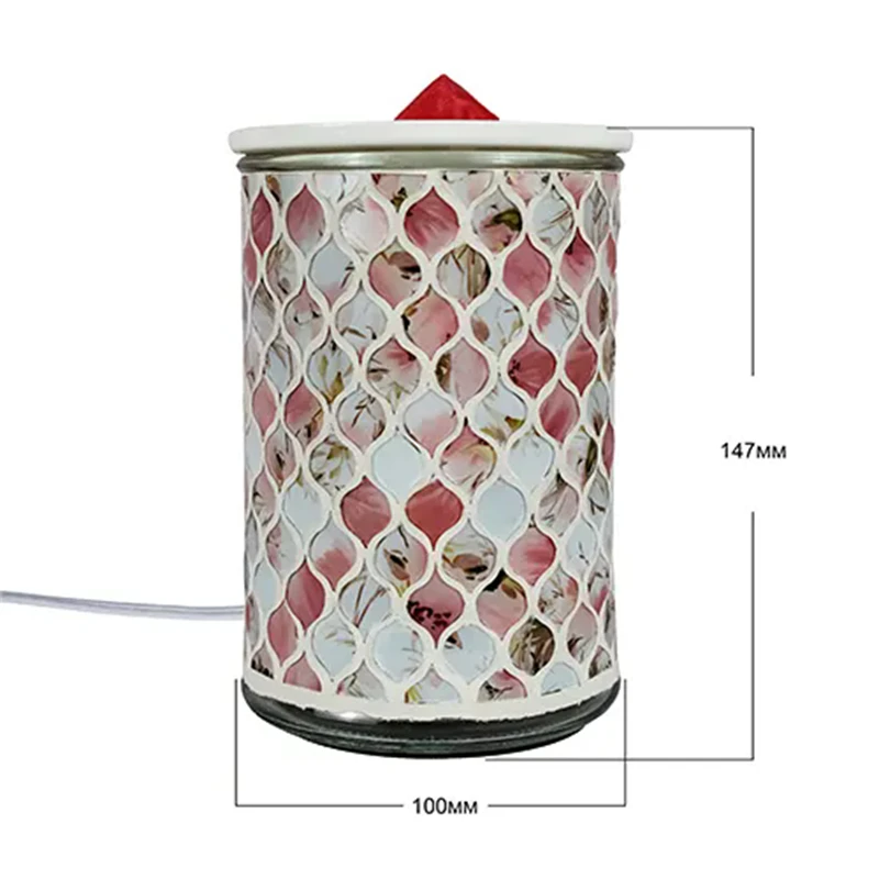 wax melt electric burner mosaic design candle wax warmer colorful wax melt electric burner for home decorate