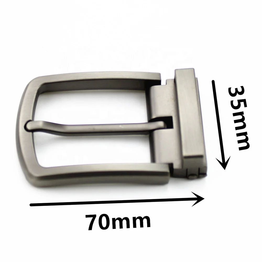 hot selling blank matte grey 35mm clip clasp ratchet belt buckle