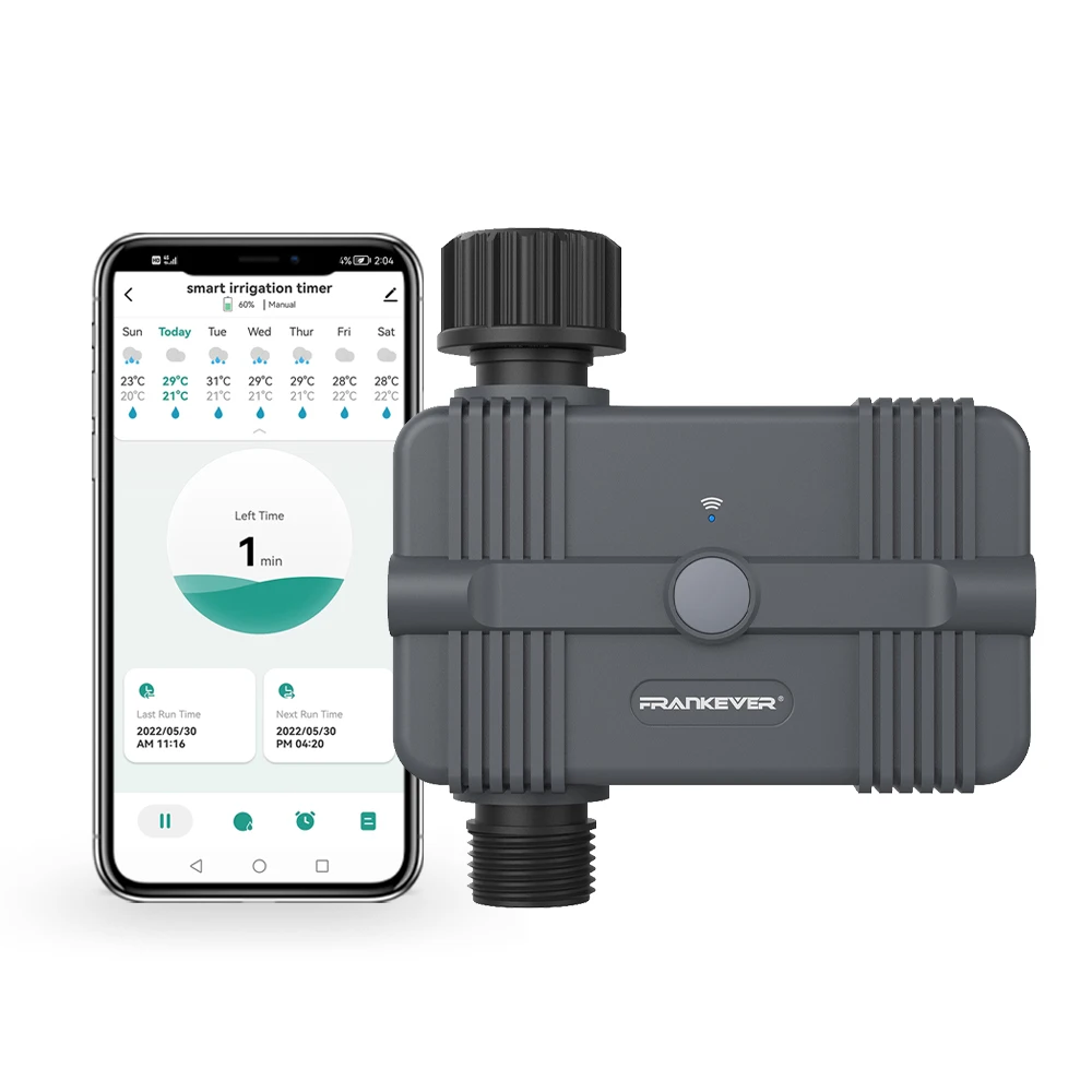 Automatic Intelligent Smart Wifi Water Timer Sprinkler Garden Hose Drip Irrigation Controller with Tuya APP