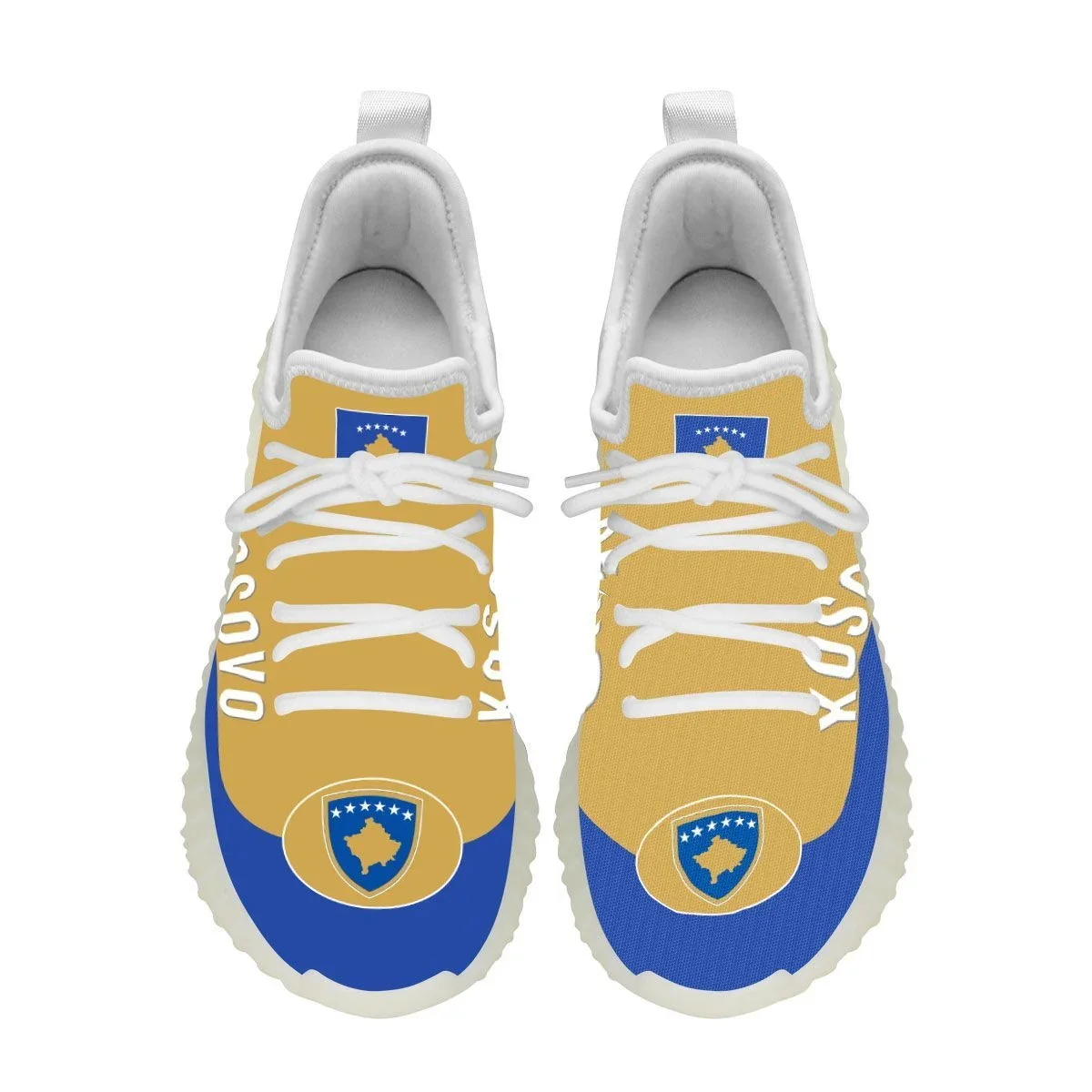 2022 Custom Printing Kosovo Lightweight running Knitting Sock Sneakers men Spring Summer Flat Shoes men Plus Size Walking Shoes