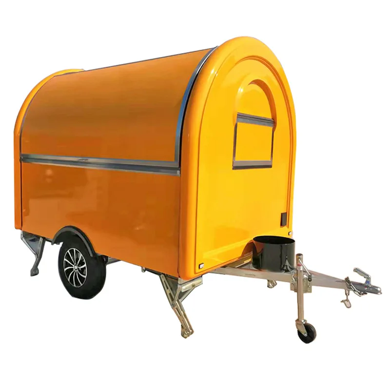 Automatic Sales Beer Coffee Hot Dogs Fully Equipped Kitchen Food Truck Outdoor Fast Food Trailer Mobile Food Catering Trailer