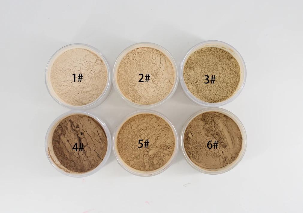 Private Label Vegan Dark Skin Cosmetics Makeup Smooth Loose Setting Powder Translucent Face Powder