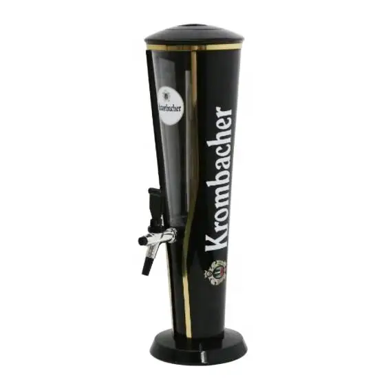 Premium quality beer dispenser 3 liters beverage beer tower with ice tube drink dispensers