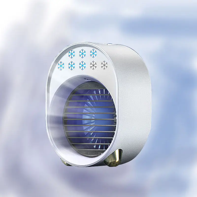 table Battery-Operated USB Electric Appliances Small Table Fans Air Cooler Turbo Circulating Fan Portable Rechargeable Fan