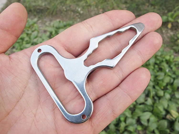 High Quality Stainless Steel Multi Tool Self Defense Spikes Outdoor Camping Survival Multi Functional Spanner Wrench Tool