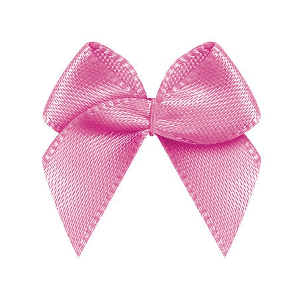 Factory stock satin ribbon pre-made bows handmade lingerie mini bows underwear ribbon bows