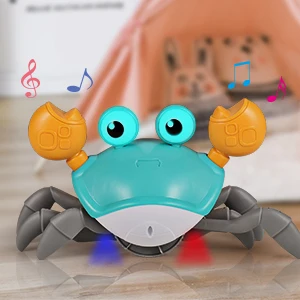 Best Seller Summer Swimming Pool Bath Toys Bathtub Shower Toys For Kids Bath Toy With Light Cartoon Walking Crab