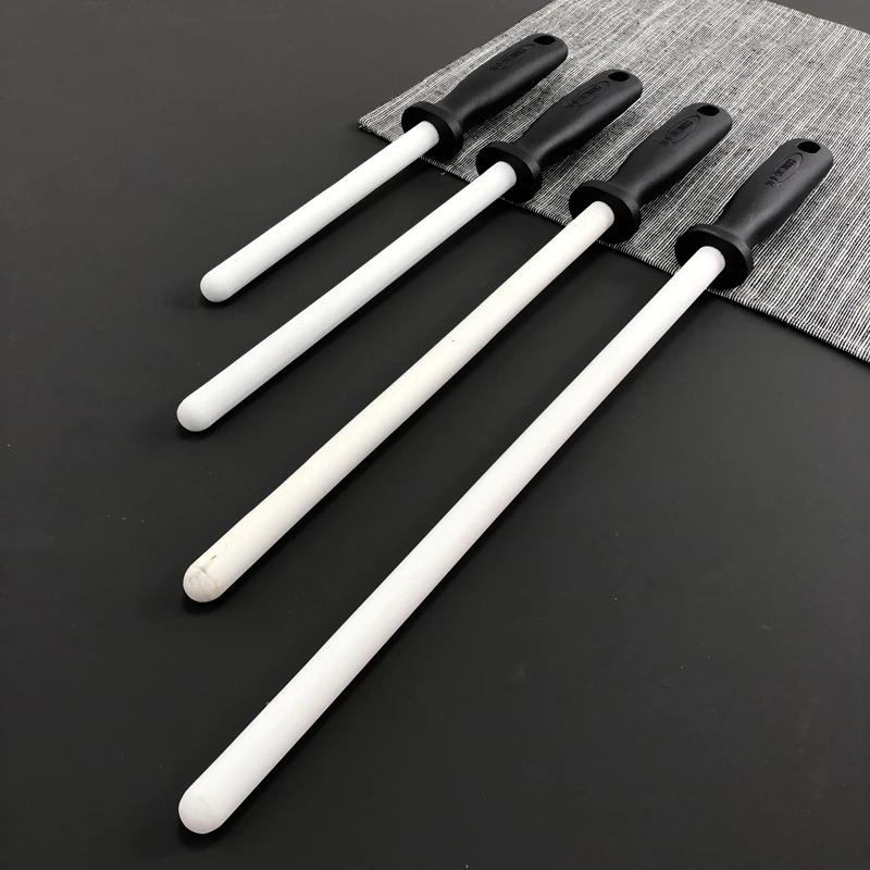 10 inch ceramic honing rod diamond kitchen knife sharpener  Knife Sharpener Rod