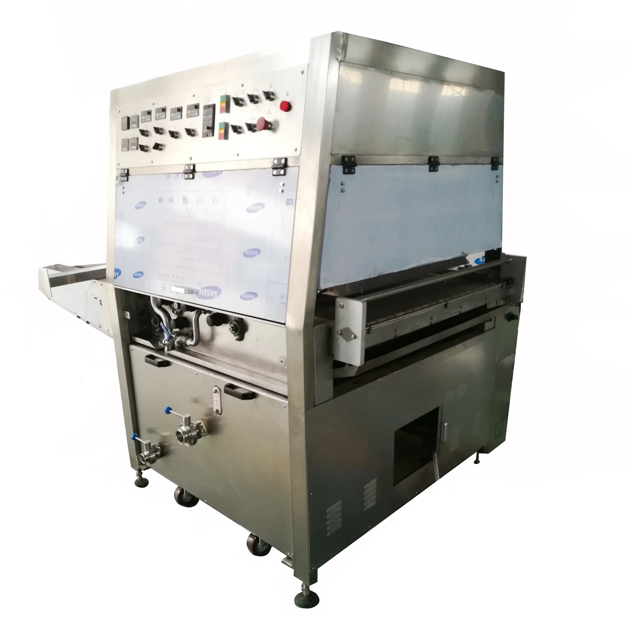 SJP1200 chocolate enrober/ coating machine/High Quality Chocolate Enrobing Machine For Ice Cream