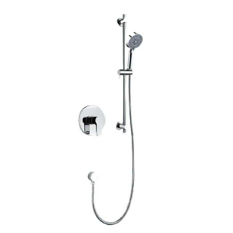 Bathroom Hotel Shower Wall Jets Mixer Concealed Heads Sanitary Ware Brass Shower Faucet Valve Set