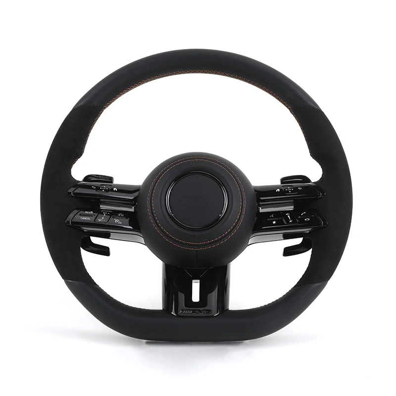 Custom Volant Lenkrad Alcantara Steering Wheel for Mercedes Benz W206 W177 W216 W213 W221 W222 W223 GLC X254 GLE W167 GLS X167