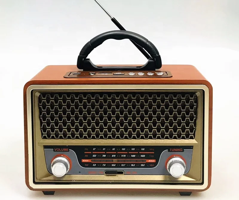  MEIER M-157BT FM AM SW 3 диапазона винтажное Ретро Радио перезаряжаемое радио с USB SD TF MP3-плеер