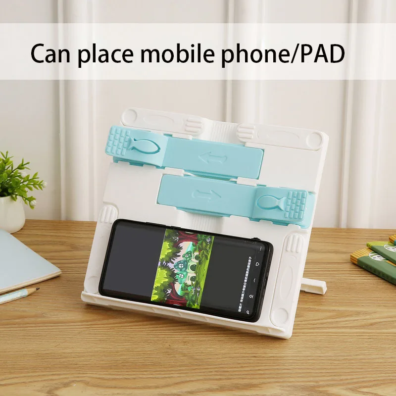 Portable Desktop Adjustable Book Stand For Books Folding Book Reading Stand Portable Bookstand