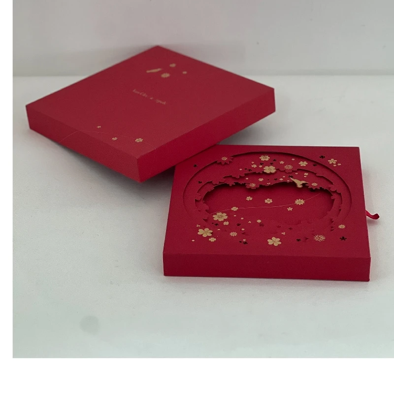 Custom Printed Gift Vip Credit Card Packaging Box gift card holder box