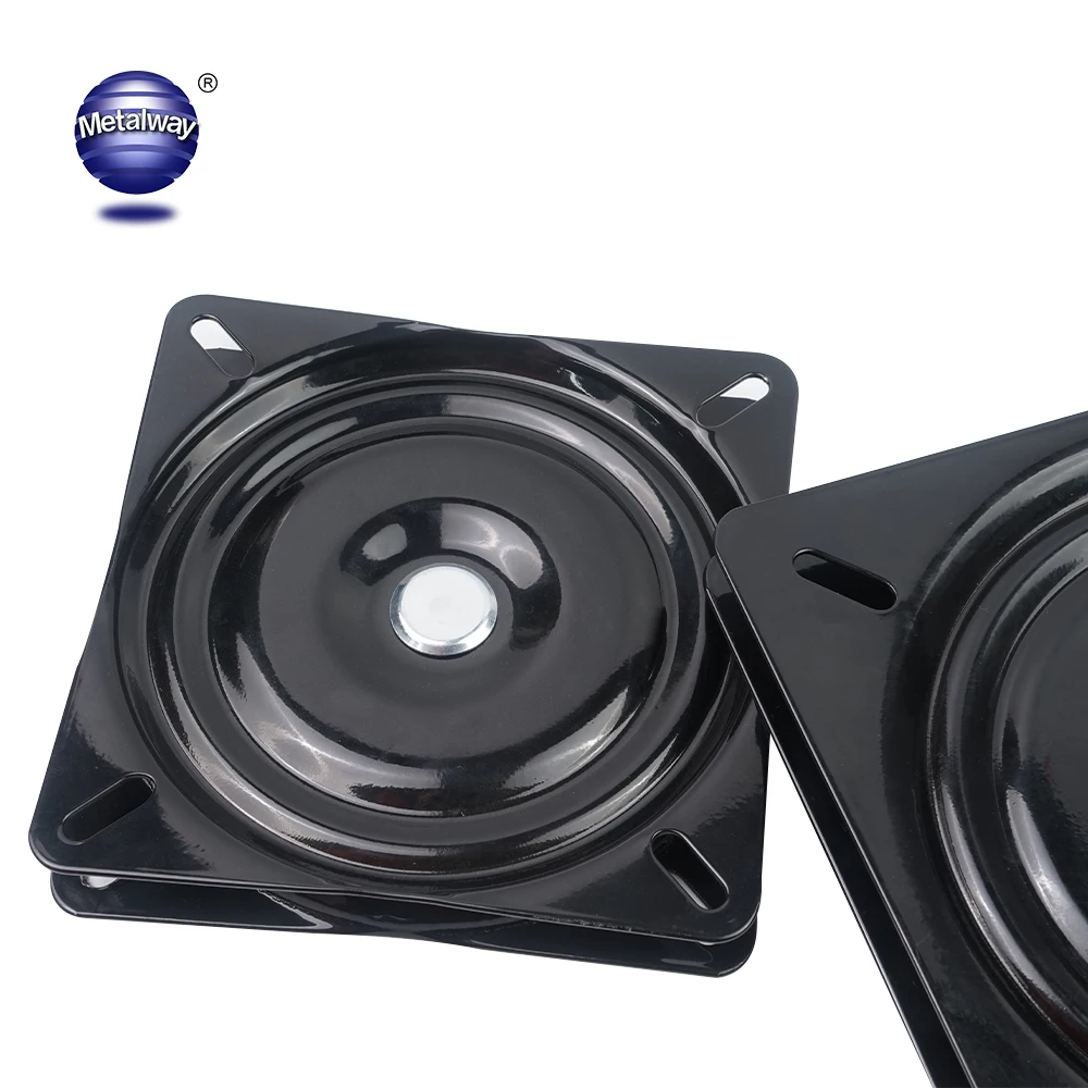 12inch Seat Swivel Base Turntable Rotating Swivel Heavy Duty 360 Degree Chair Base Turntable Square Lazy Susan Swivel Plate