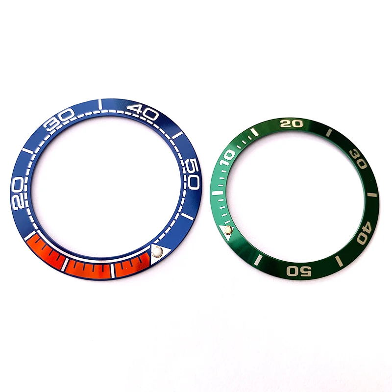 High Quality Aluminium Watch Bezel Insert fits SKX Date Display Ceramic Watch Wrist Replacement Parts