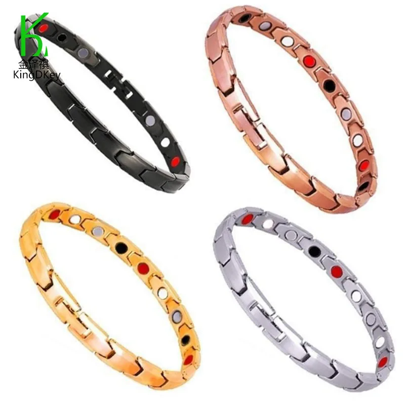 New Style New Fashion Women Magnetic Bracelet Colorful Rhombus Gold Plated Bracelet Hot Sale Slimming Magnetic Therapy bracelet