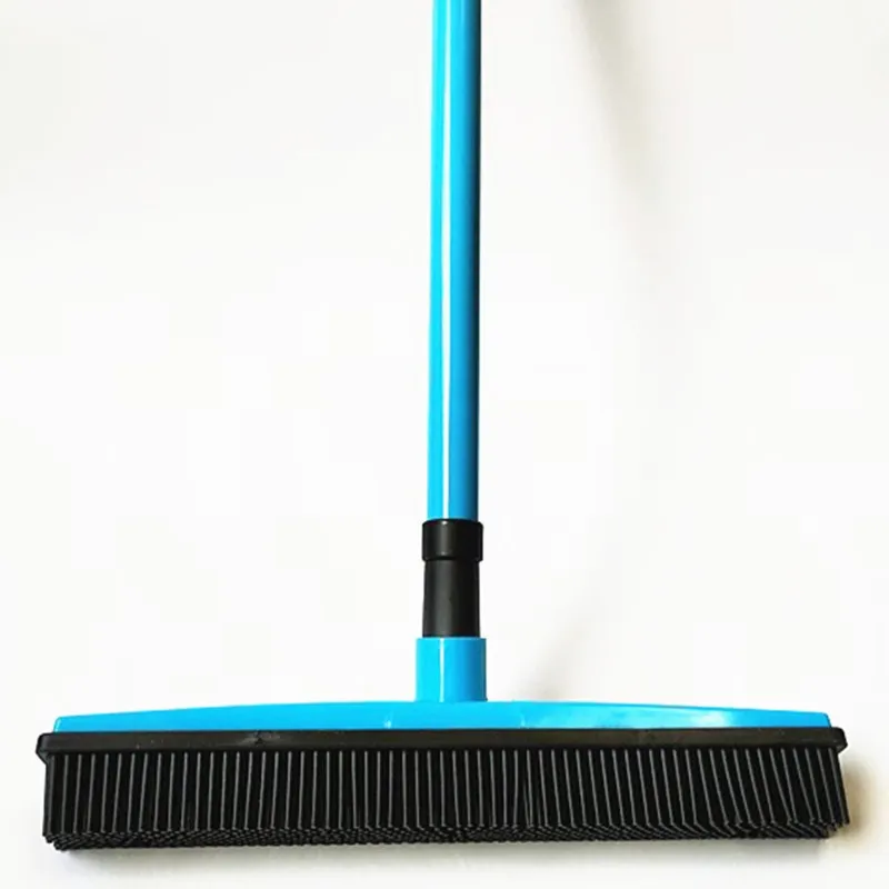 Kingtale Custom Pet Cleaning Supplies Rubber Broom Carpet Rake for Pet Hair Removal