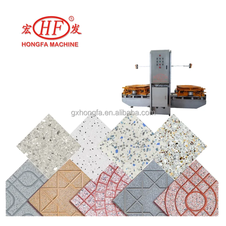 Terrazzo tile making machine for  sale precast terrazzo concrete tile making machine terrazzo slab making machine in Oman