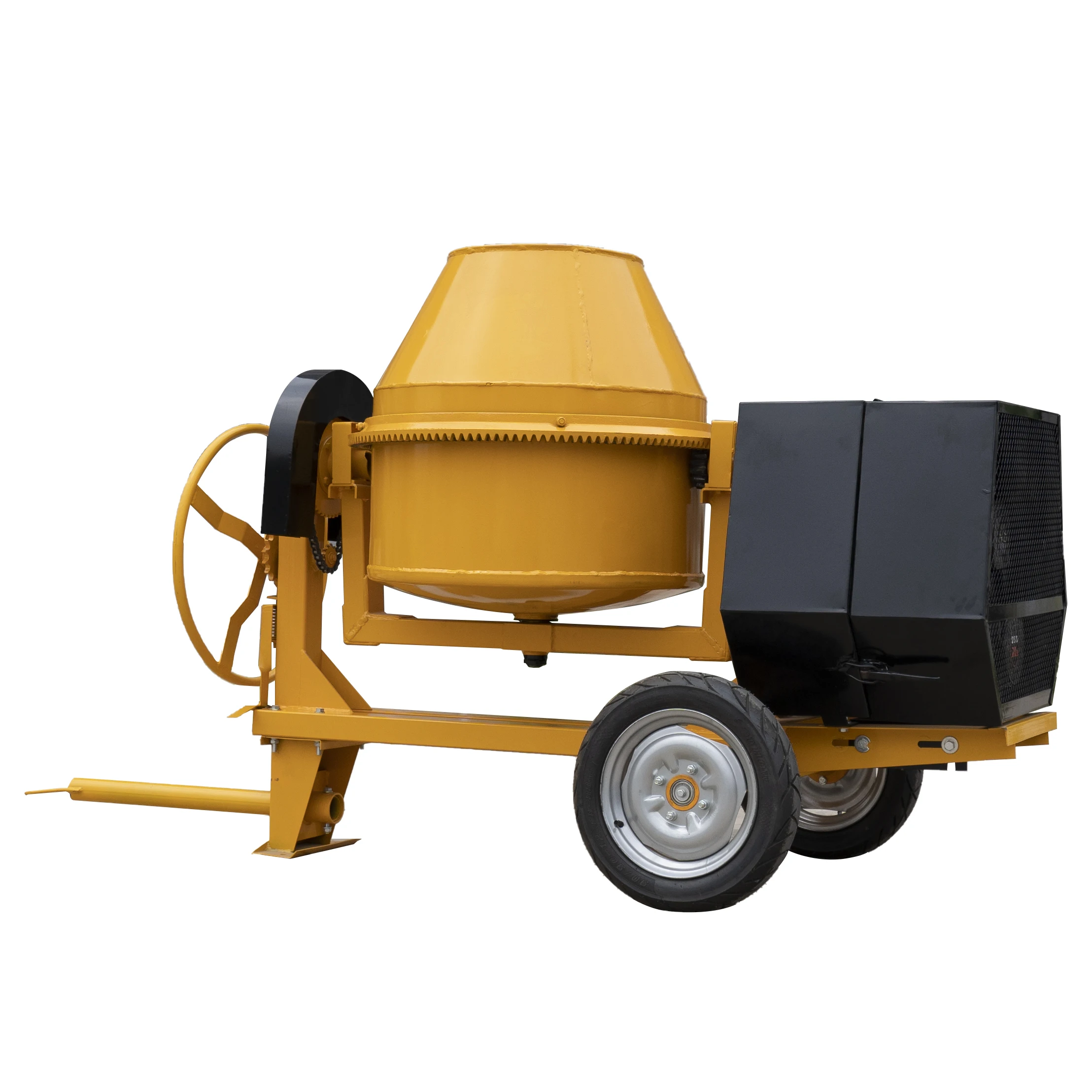Small Portable Diesel Mini Concrete Mixer with Pump and Gears for Construction Works