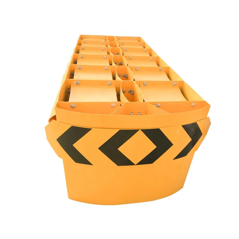 Crash cushion traffic safety steel guardrail for highway