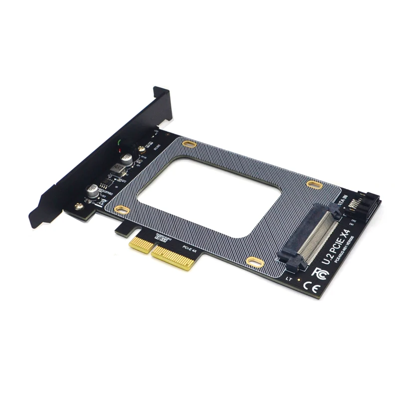 Panto PCIE 3.0 X4  Gen 3 to 2.5inch SATA u.2 sff-8639 nvme pcie ssd adapter card