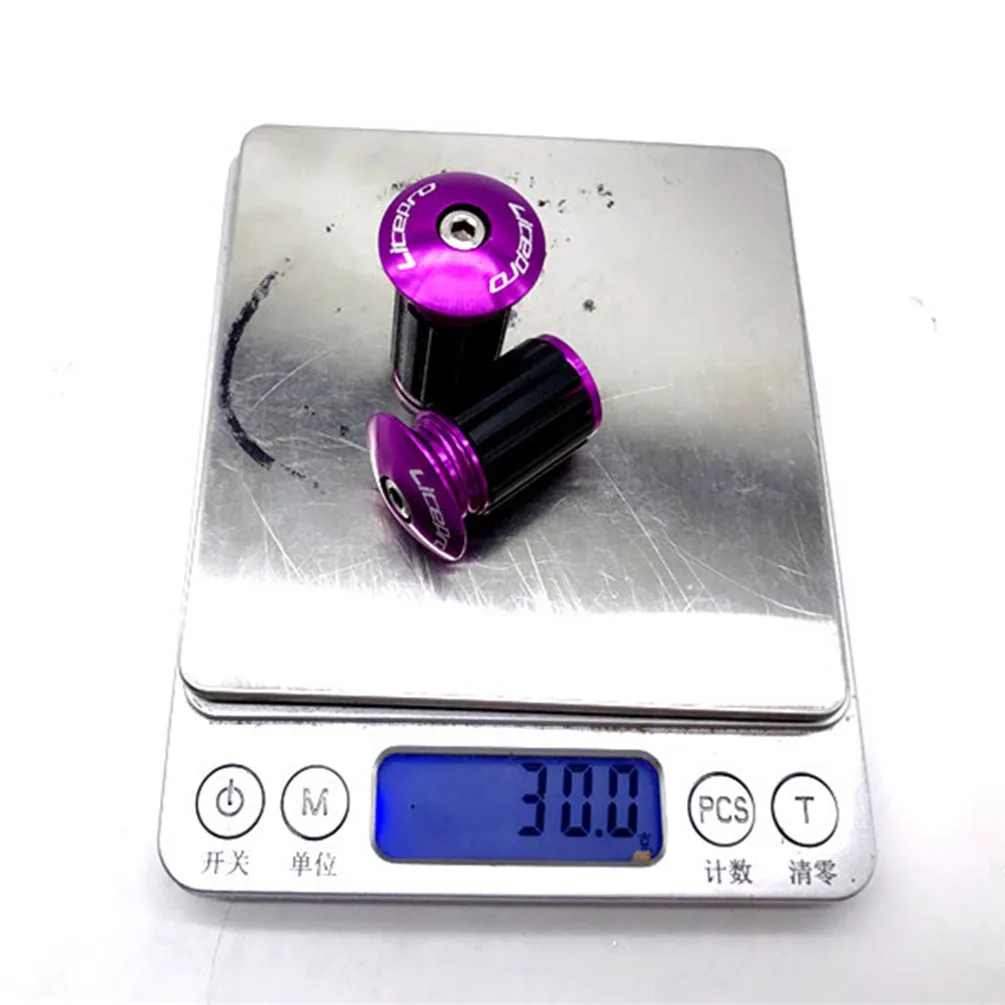 Litepro Folding Bike Handle Grips Plugs MTB Bicycle Handlebar Plug Aluminum Alloy Cycling Parts Bar End Cap Expamsion 22-24MM