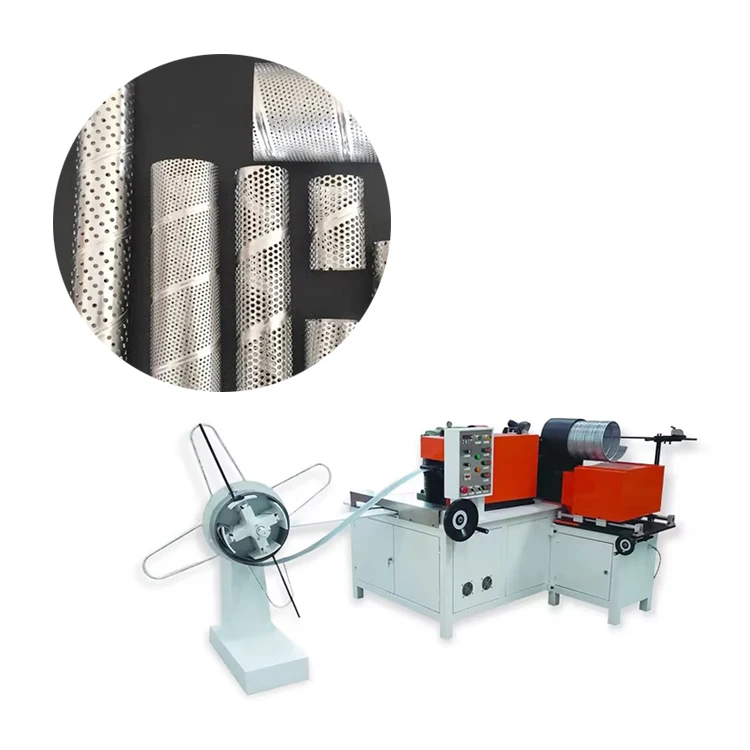 Small Seam Hydraulic Oil Filter Tube Roll Forming Coiling Machine For Tube