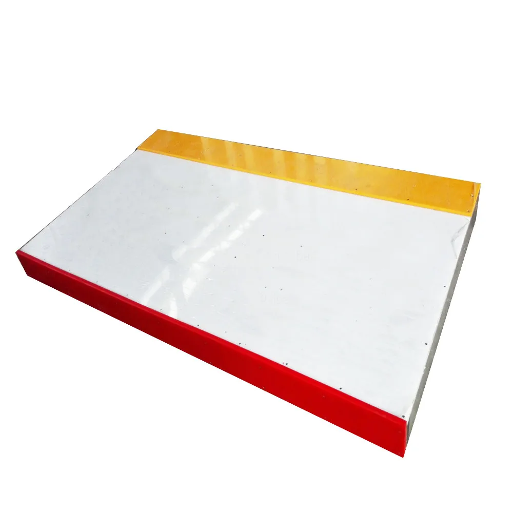 Hockey Rink Wall, Aluminium Frame Dasher Board System Ice Rink Fence SYNTHETIC Ice SKATE arena