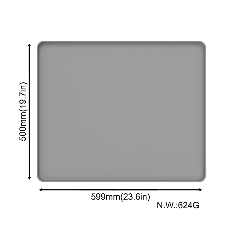 Newest Hot Sale Waterproof Dirt Resistant Silicone Washing Laundry Machine Top Storage Mat