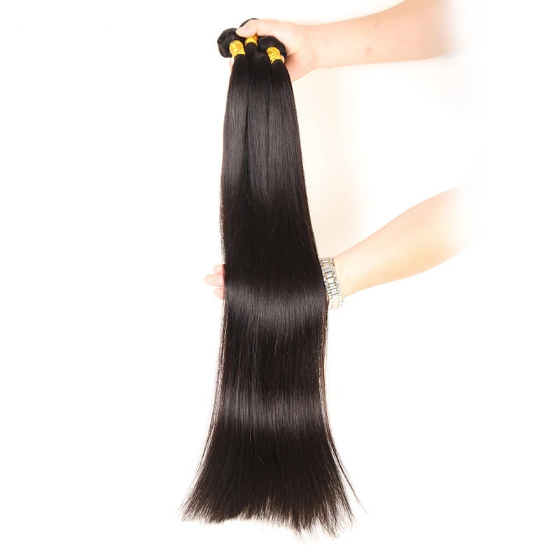 
Прямые Натуральные волосы 40 дюймов с выравненной кутикулой, оптовая продажа, доступны длинные бразильские прямые человеческие волосы 8-40 дюймов 