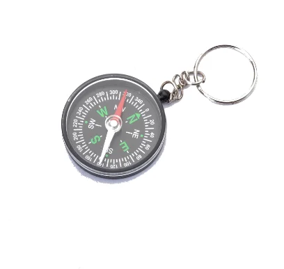 Gift mini plastic compass,Promotional compass with keychain,Cheap plastic compass gift compass