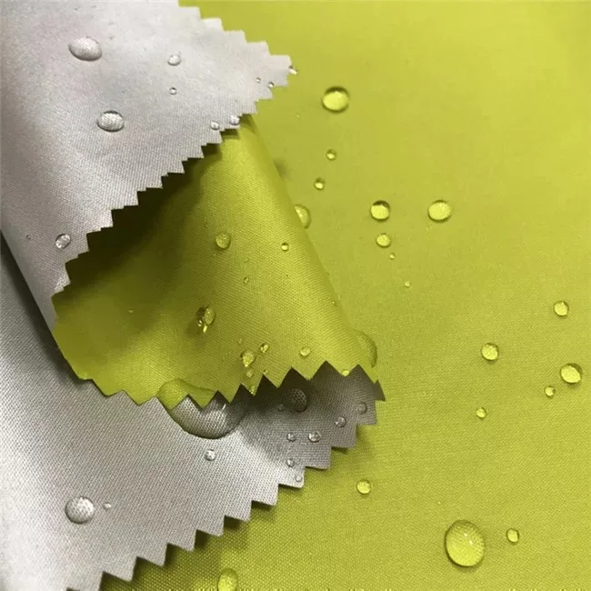 Multi-purpose customizable recycled textile 190T waterproof polyester taffeta waterproof silver plated fabric fabric