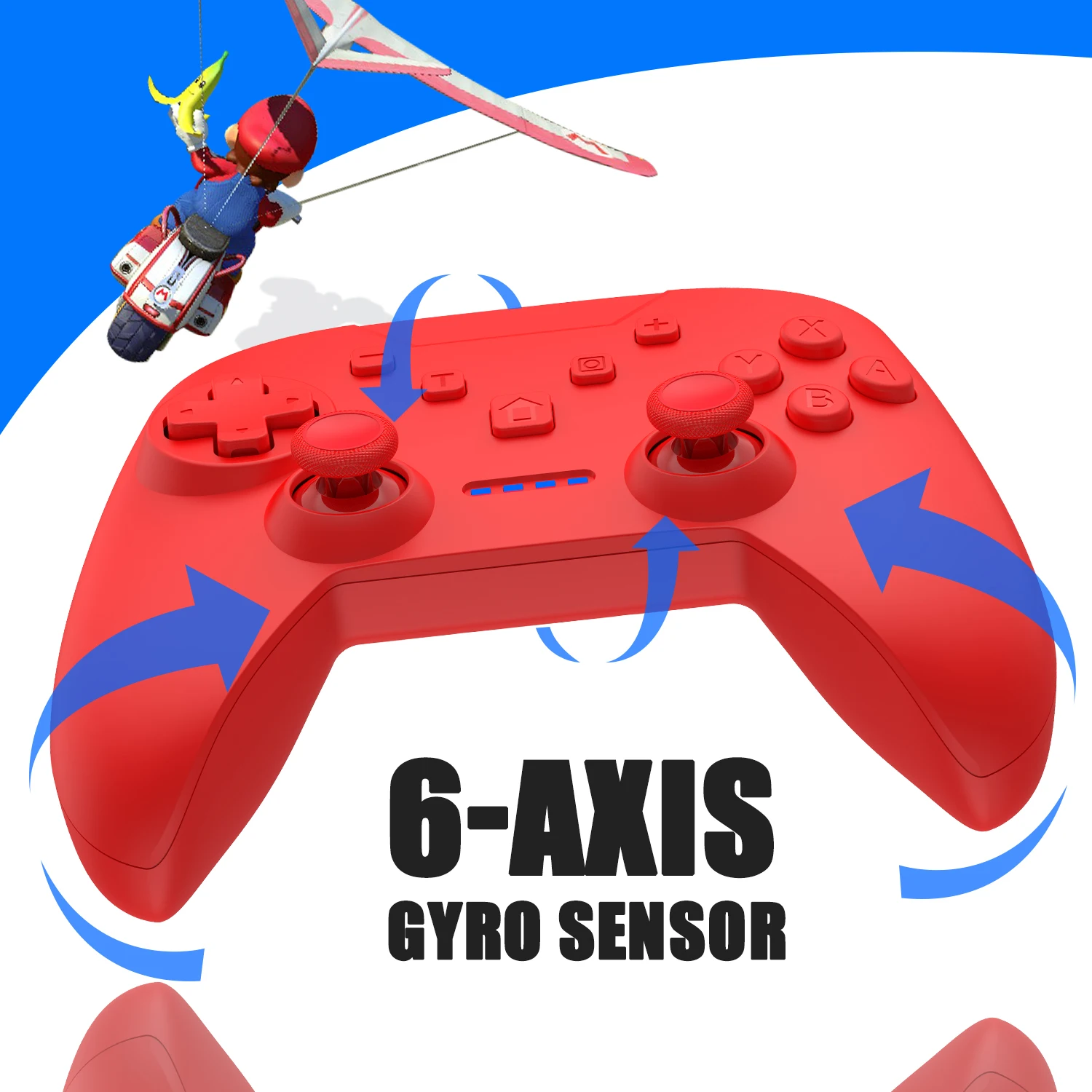 Gamepad 2022 Universal 6 finger operation remote mobile controller portable trigger wireless mobile game ps4 controller