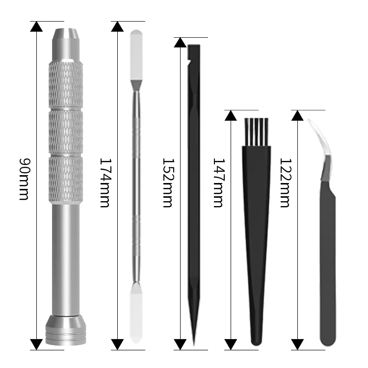 Portable 24 in 1 Disassembled Screwdriver Tool Set Plum Sleeve Magnetic Head Steel Plastic Handle Tool Box