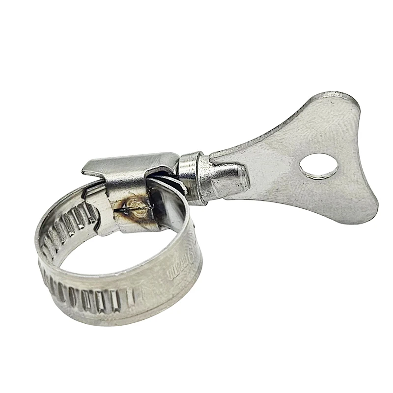 Germany Type Adjustable Pipe Clamps Hose Clips Clamps With Thumb Screw Handle